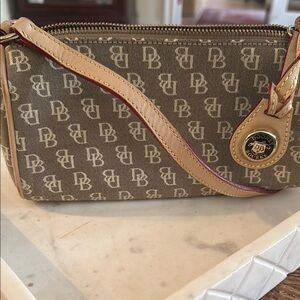 Dooney & Bourke Brown Monogram Mini Bag